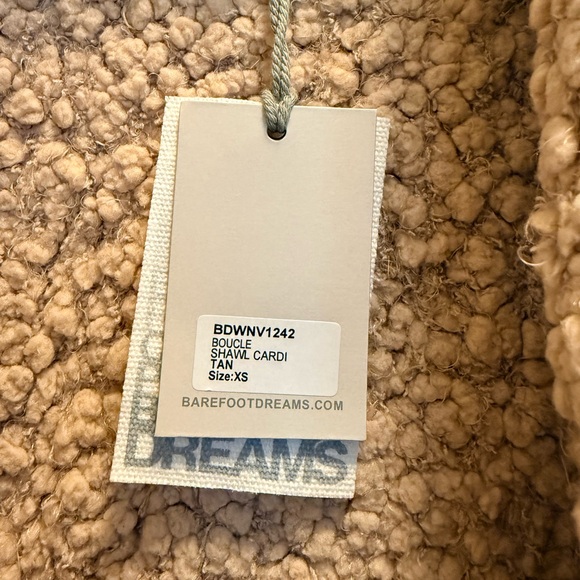 Barefoot Dreams Tan Boucle Cardigan - Picture 4 of 4